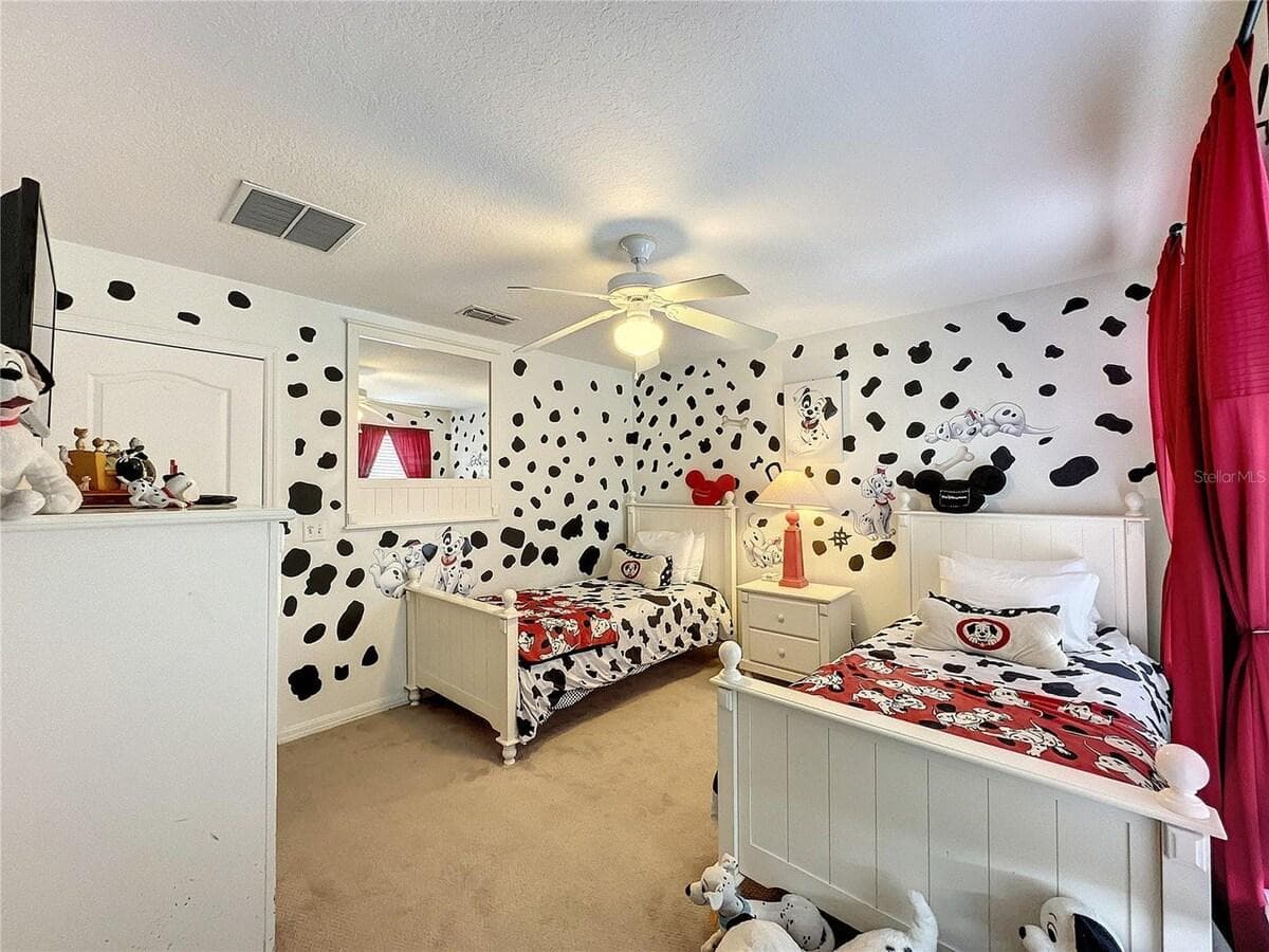 Dalmatian Themed Bedroom
